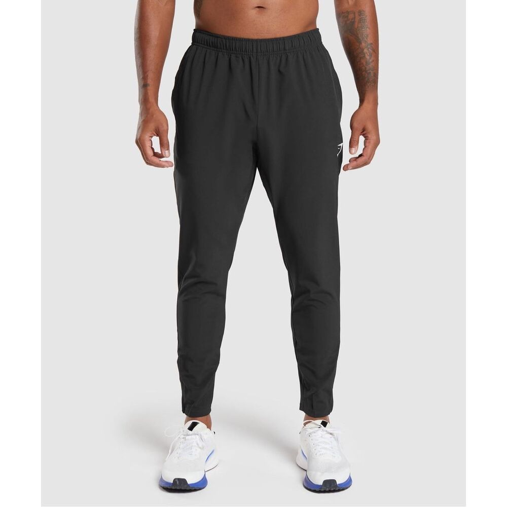 GYMSHARK Men’s Black Arrival Joggers Size Small